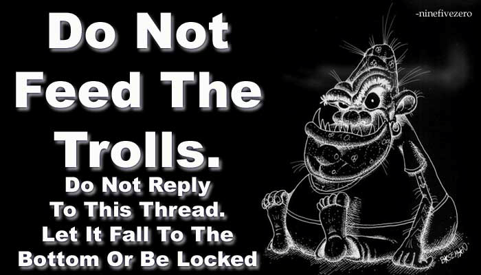 Do not feed the troll