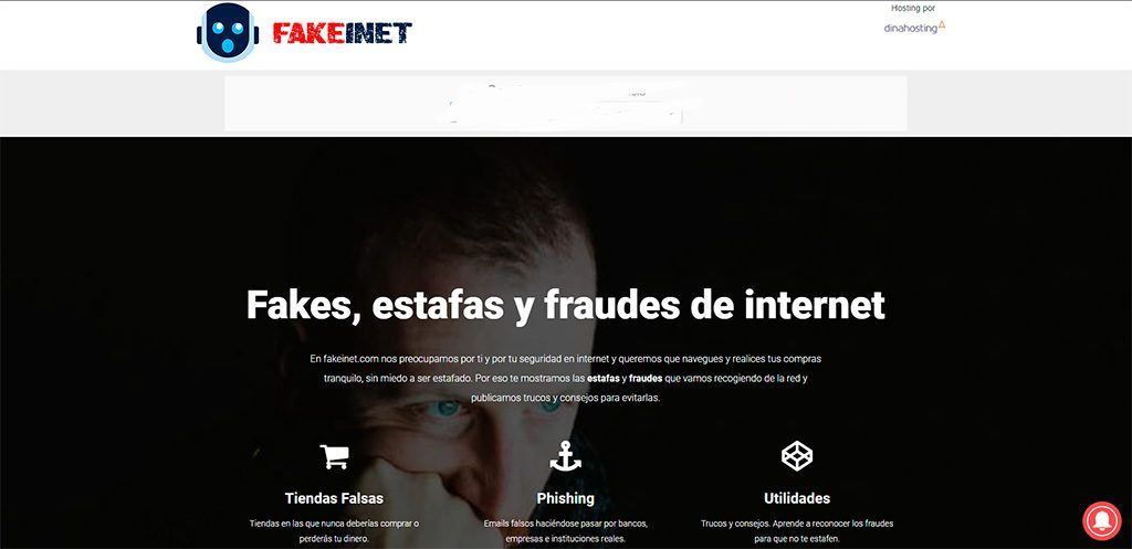 Estafas en Intenet - Fakeinet.com